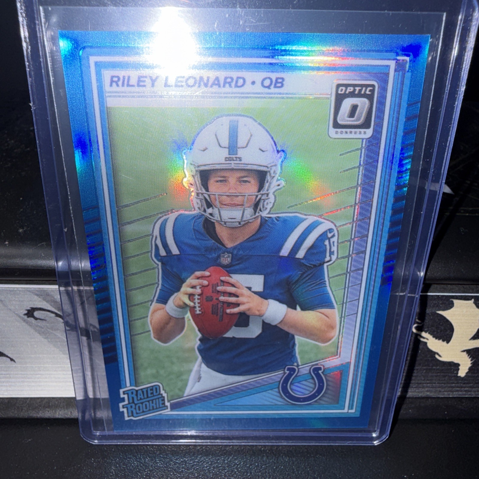 2025 Panini Donruss Optic Riley Leonard Aqua Rated Rookie /349 #255 Colts SSP🔥
