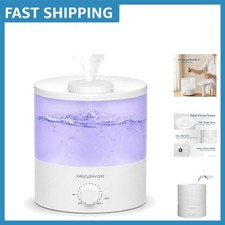 2L Cool Mist Humidifier with Auto Shut-Off 7 Color Night Light Whisper Quiet