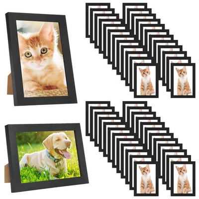 Set of 50 Picture Frame Bulk Photo Frames Wall Mounting Simple Photo Frames M...