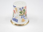 Vintage Thimble Fine Bone China Imari Style Floral Design with Gold Trim — photo 2