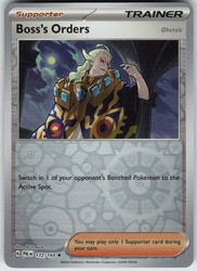 Boss's Orders (Ghetsis) 172/193 Paldea Evolved Reverse Holo Rare