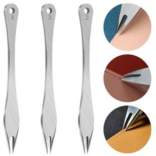 3X Stainless Steel Leather Craft Stitching Guide Templates 2/3/4mm DIY Edge Tool