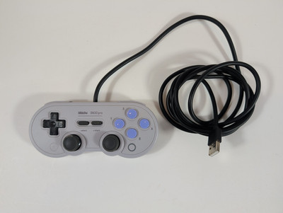 8BitDo SN30 Pro USB Gamepad Retro Wired Controller PC Switch Gray Edition