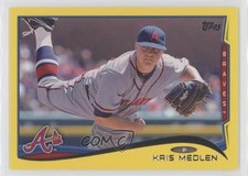2014 Topps Retail Yellow Kris Medlen #66 7y1