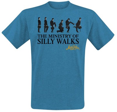 Monty Python T-Shirt Herren Ministry of Silly Walks multicolor Fan-Merch, Filme