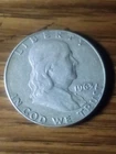 Franklin SILVER half-dollar, 1963 VG Condition
