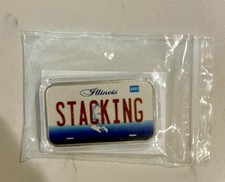 1oz Silver Bullion Bar Illinois License Plate Logo Stacking Across America COA 79.00 per troy oz