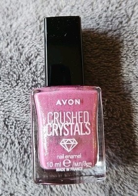 Avon CRUSHED CRYSTALS  Fb. Lilac Pink mit Silber Glitzer  10 ml   Neu!