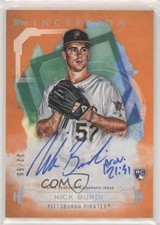 2019 Topps Inception Rookies and Emerging Stars Orange 22/50 Nick Burdi Auto iu7