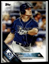 2016 Topps #192 John Jaso Tampa Bay Rays