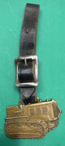 Vintage CATERPILLAR TRACTOR  PEORIA ILLINOIS Emblem Watch Fob￼