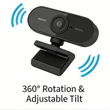 1080P Full HD USB Webcam for PC Desktop,Laptop Web Camera with Microphone