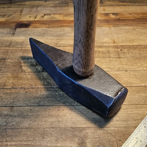 VINTAGE Cross Peen BLACKSMITH HAMMER Metalsmith Tools 7lb Head HICKORY! ☆USA - Picture 2 of 6