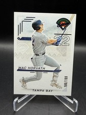 2025 Panini Prospect Edition - Mac Horvath #32 Blue /199 (RC)