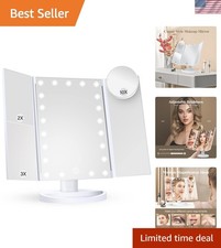 Makeup Mirror Vanity Mirror with Lights 2X 3X 10X Magnification Touch Control