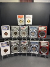 SEEING DOUBLE!! Coin Collection,US Coins, FREE SHIPPING!! PCGS, CAC, NGC