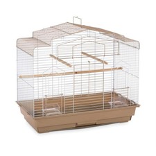 Prevue Pet SP50051 Barn Style Bird Cage Brown/White 26"x14"x22.75"
