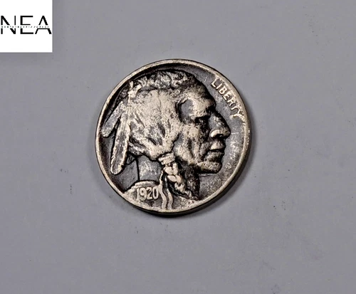 1920-D Buffalo Nickel ~ Very Fine VF ~ Semi-Key Date! ~ ZB172