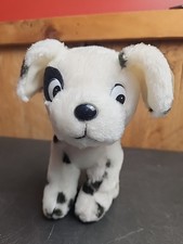 VINTAGE DISNEY PATCH 101 DALMATIANS PLUSH PUPPY DOG w/ORIGINAL TAG TAIWAN