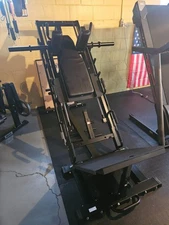 Leg Press Hack Squat Machine Heavy Duty Home Gym Lower Body Exercise w/ Storage