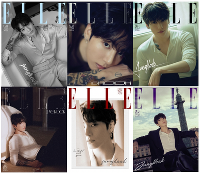 BTS JUNGKOOK ELLE Korea 2026 01 JANUARY Magazine Edition 9 VER. | eBay