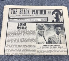 Black Panther Party Newspaper Sept 5th 1970 Lonnie McLucas Vol V No 10