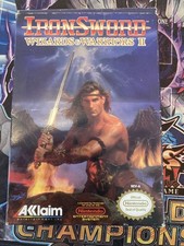 IronSword: Wizards  Warriors II NES, 1989 CIB, Tested, Good Cond, Fast Ship 