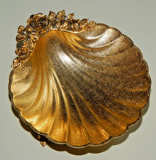 MCM Matson Gold Ormolu Shell Soap Dish Vanity...