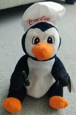 Collectible Coca-Cola Bean Bag Plush 0127 "Penguin In Chef's Hat"