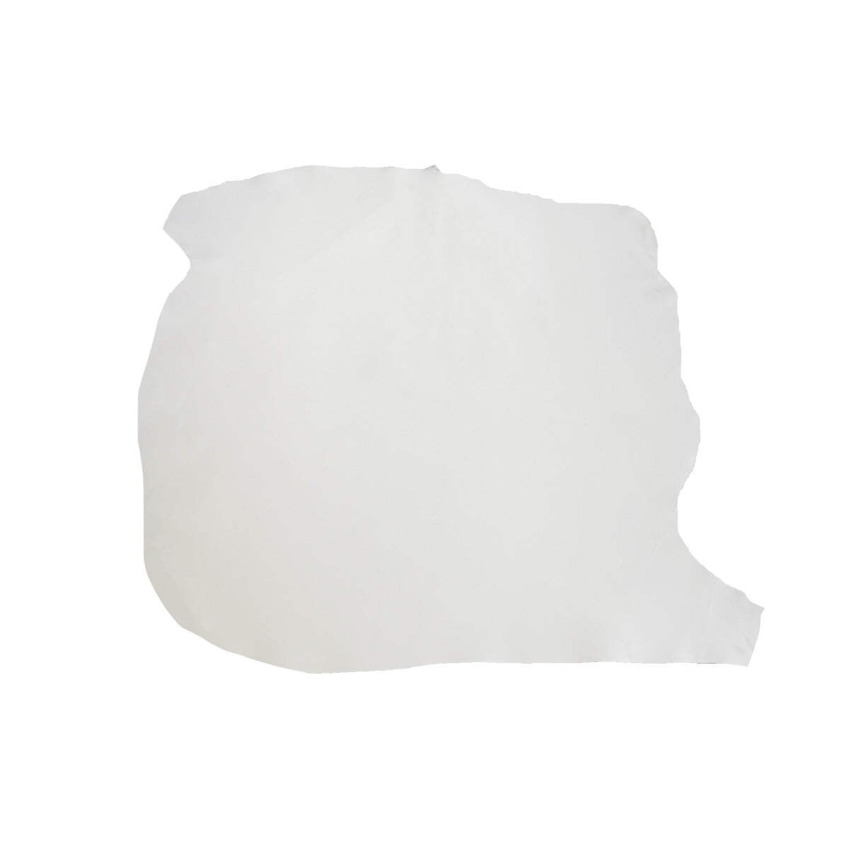 Cuir d'agneau nappa blanc R02 souple pour réparer un vêtement