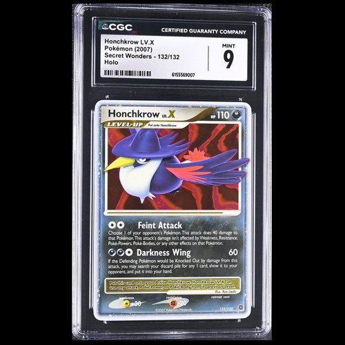 Honchkrow LV.X graded CGC 9 for sale on eBay