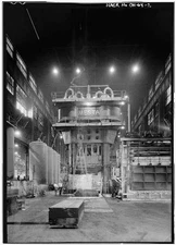 2. Mesta Press looking east, during preparation of die - Alcoa Forging