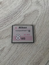 Compact Flash Nikon 8mb Memory Card