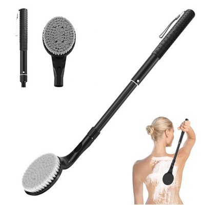 Gobiteli Rückenschrubber für Dusche 25 langer Griff Duschbürste für Körper