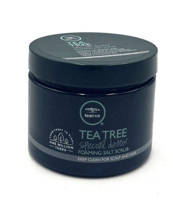 Tea Tree Special Detox Foaming Salt Scrub Deep Clean Scalp Hair