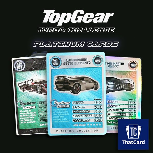 BBC Top Gear Turbo Challenge Series 3 PLATINUM incl. SUPER RARE Cards -  Pick! | eBay