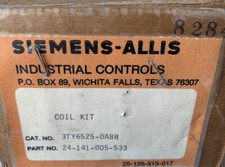 Siemens-Allis #3TY6525-OAB8, Coil for Size 4 contactor or starter, 208 Volts