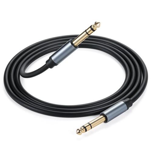 10 ft 1/4" (6.35mm) Gold Plated Stereo Plug Male to Male Shielded Audio Cable