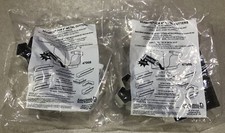  LOT OF 2 PAIRS AMERIMAX 47008 Seamers For 6  Metal Gutters WHITE Aluminum