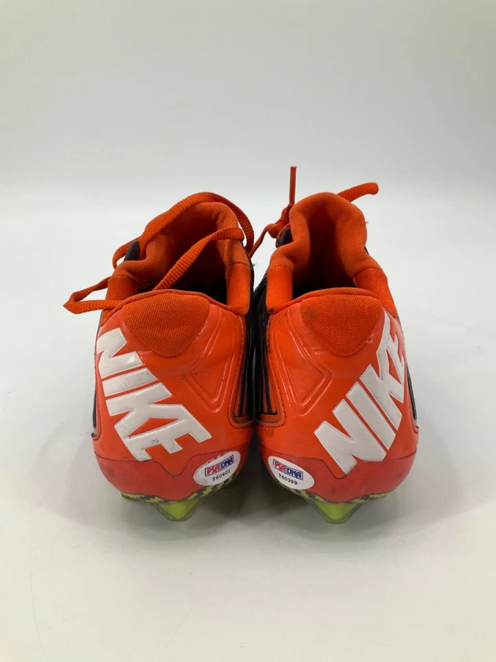 TACOS NIKE FIRMADOS POR CLEVELAND BROWNS JUEGO TRAVIS BENJAMIN CON PSA Foto 3 de 4