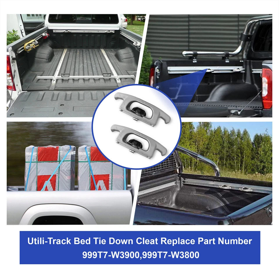 FOR 2016-2023 NISSAN TITAN BED TIE-DOWN CLEATS SET 999T7W3900 999T7W3800 2PCS - Image 3 of 4