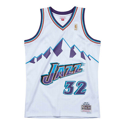 Karl Malone Utah Jazz Mitchell & Ness 1996-1997 Mountains