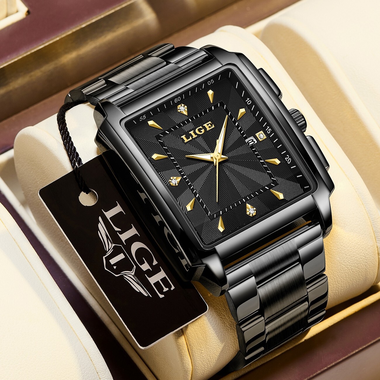 Waterproof Men Watch Stainless Steel Quartz Luminous Classic Business Wristwatch