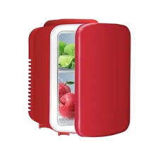 Simple Deluxe Mini Fridge 4L/6 Can Portable Cooler & Warmer Freon-Free Compact