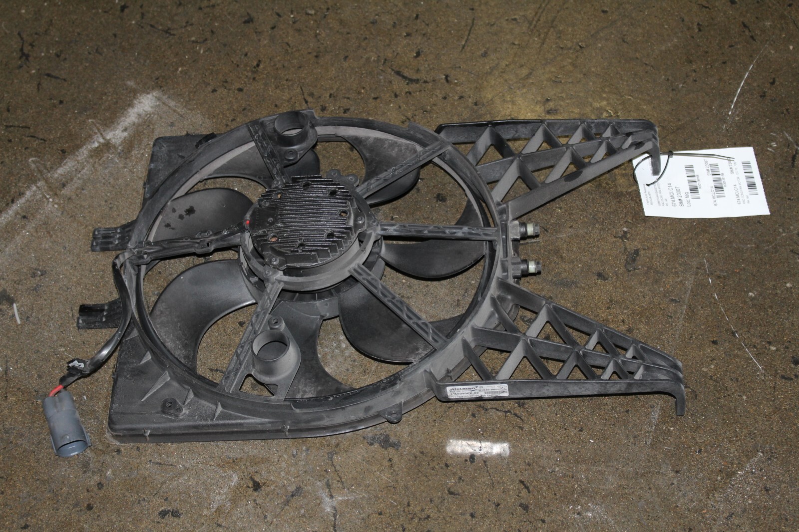 Mclaren MP4-12C, RH, Right, Radiator Fan Motor, Used