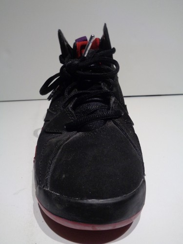 Nike Air Jordan 7 Raptor retro 5.5Y 2012 black red charcoal 304774 018 - Picture 16 of 17