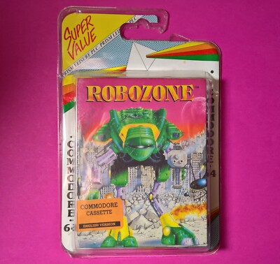 Commodore C64 ROBOZONE  OVP in Folie