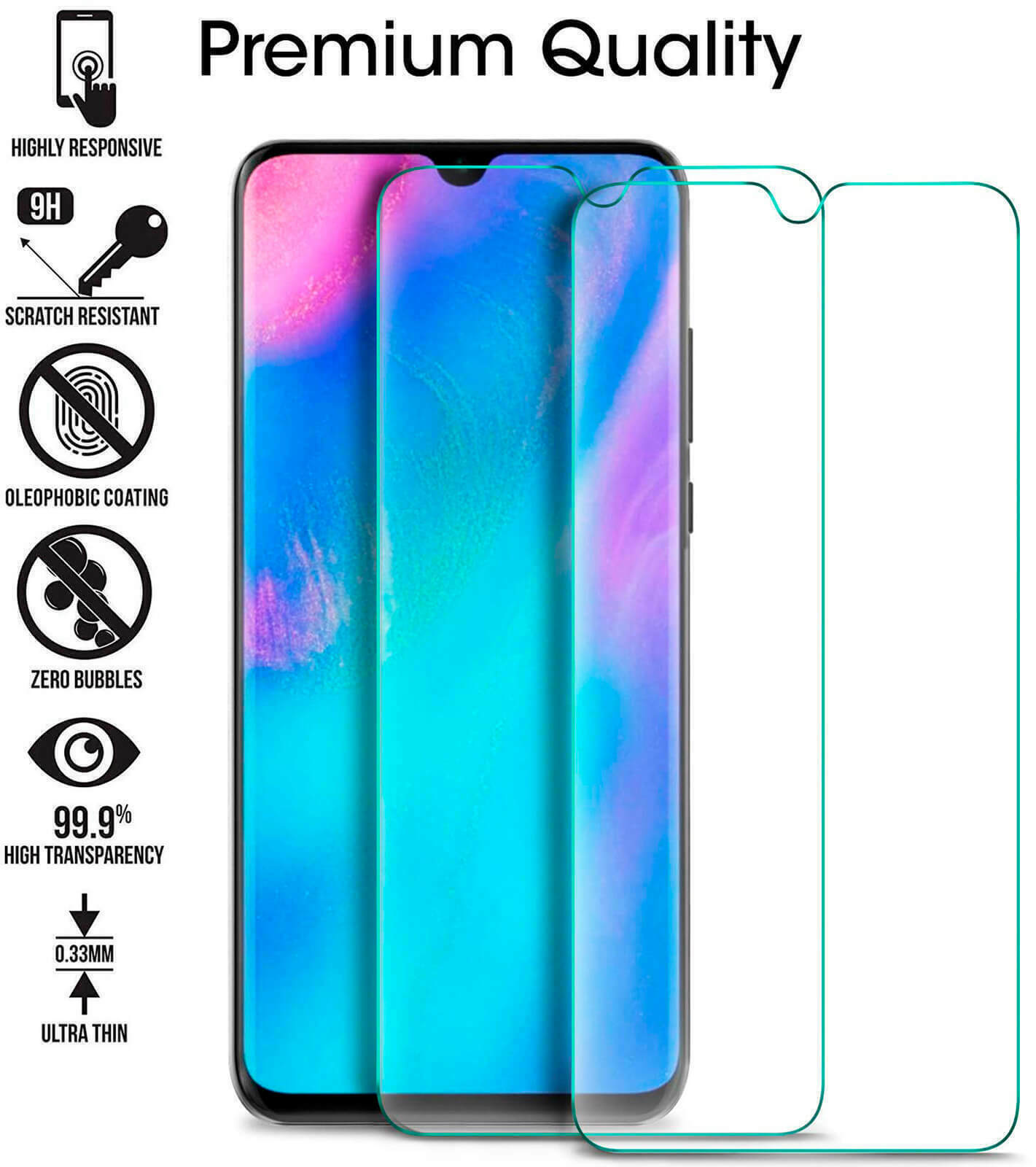 9D Tempered Glass Screen Protector For Honor 50 SE X10 5G Huawei nova