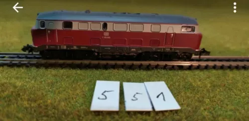 Spur N Minitrix 12461 Diesellok V160 der DB m. Schnittstelle In OVP