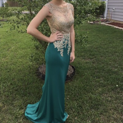 strapless open back dress Abby Paris 90192 One Shoulder High Slit Prom Dress 2026 LT Violet / 14